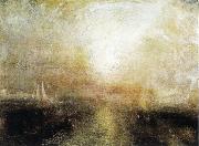 J.M.W. Turner Yacht Approaching the Coast painting